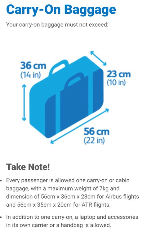 pal airlines carry on baggage.